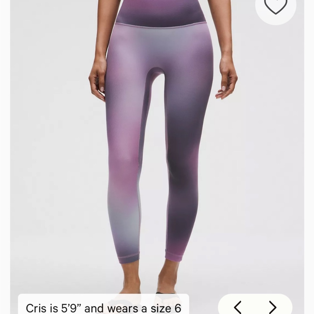 Lululemon Athletica Purple Gradient Leggings